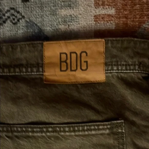 BDG Dark Olive Utility Pants - Picture 2 of 4